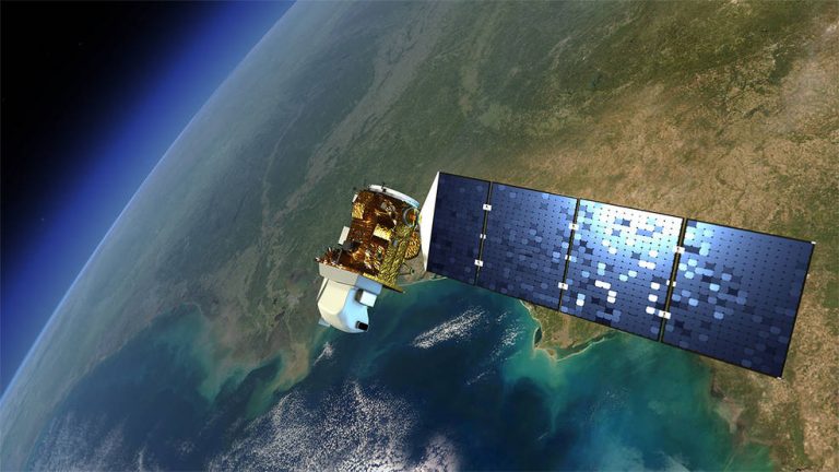 Un satellite dans l’espace